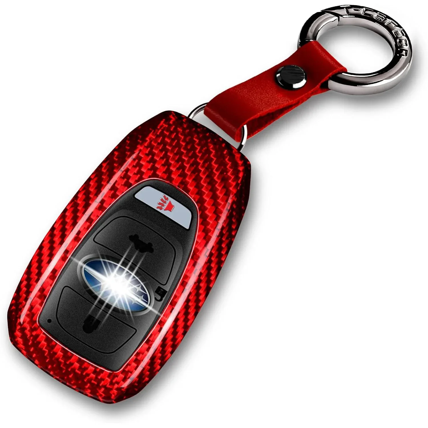 Чехол для ключей из углеродного волокна защитный чехол Subaru BRZ XV OutbackForester Ascent Crosstrek