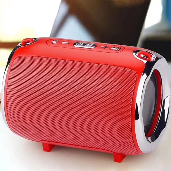 

2023 New Speaker With FM Radio Music Bass Subwoofer TF AUX USB Portable Small Bluetooth Speakers For Computer Phones Genuine Hot