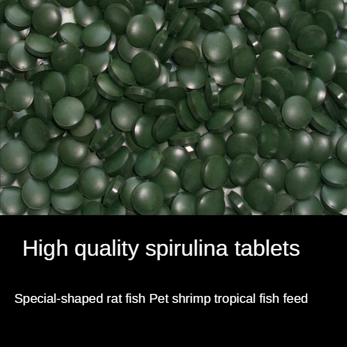 

50g Spirulina Sheet Special-shaped Fish Crystal Shrimp Fish Food Feed Pet Food