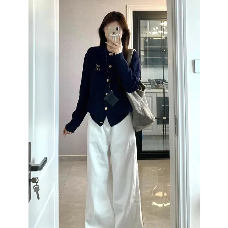 Зеленый вязаный кардиган Cerulean сине-зеленый чувственный свитер с металлической