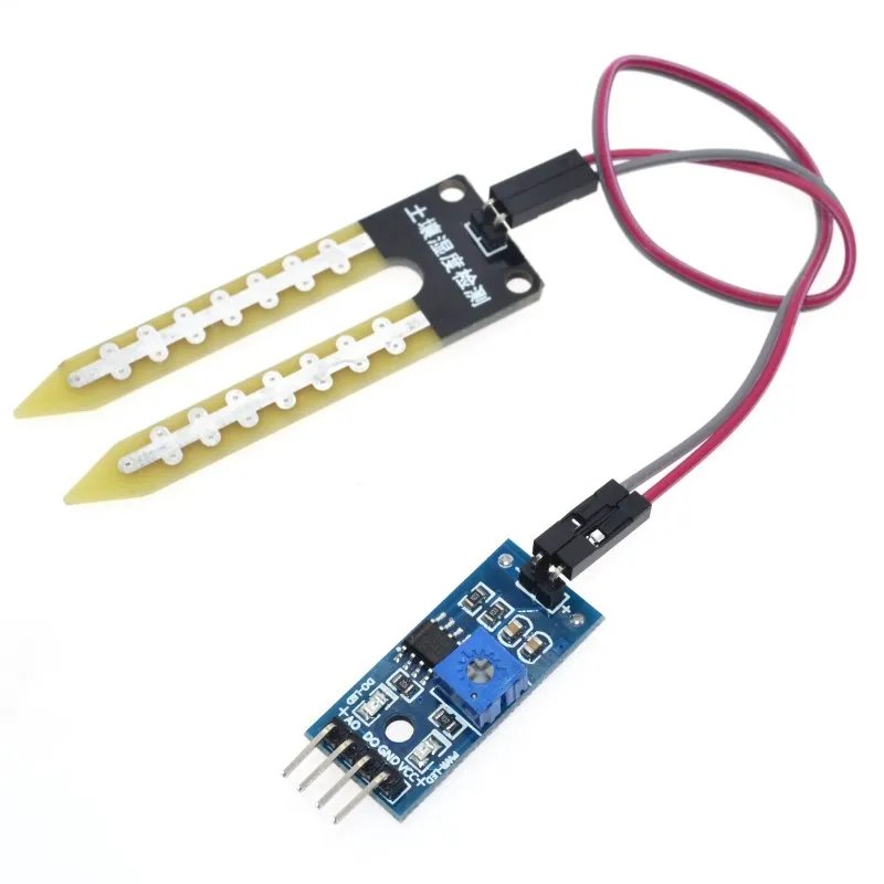 

Intelligent soil moisture meter detection module For arduino Development Board DIY Robot Smart Car Humidity Sensor Module