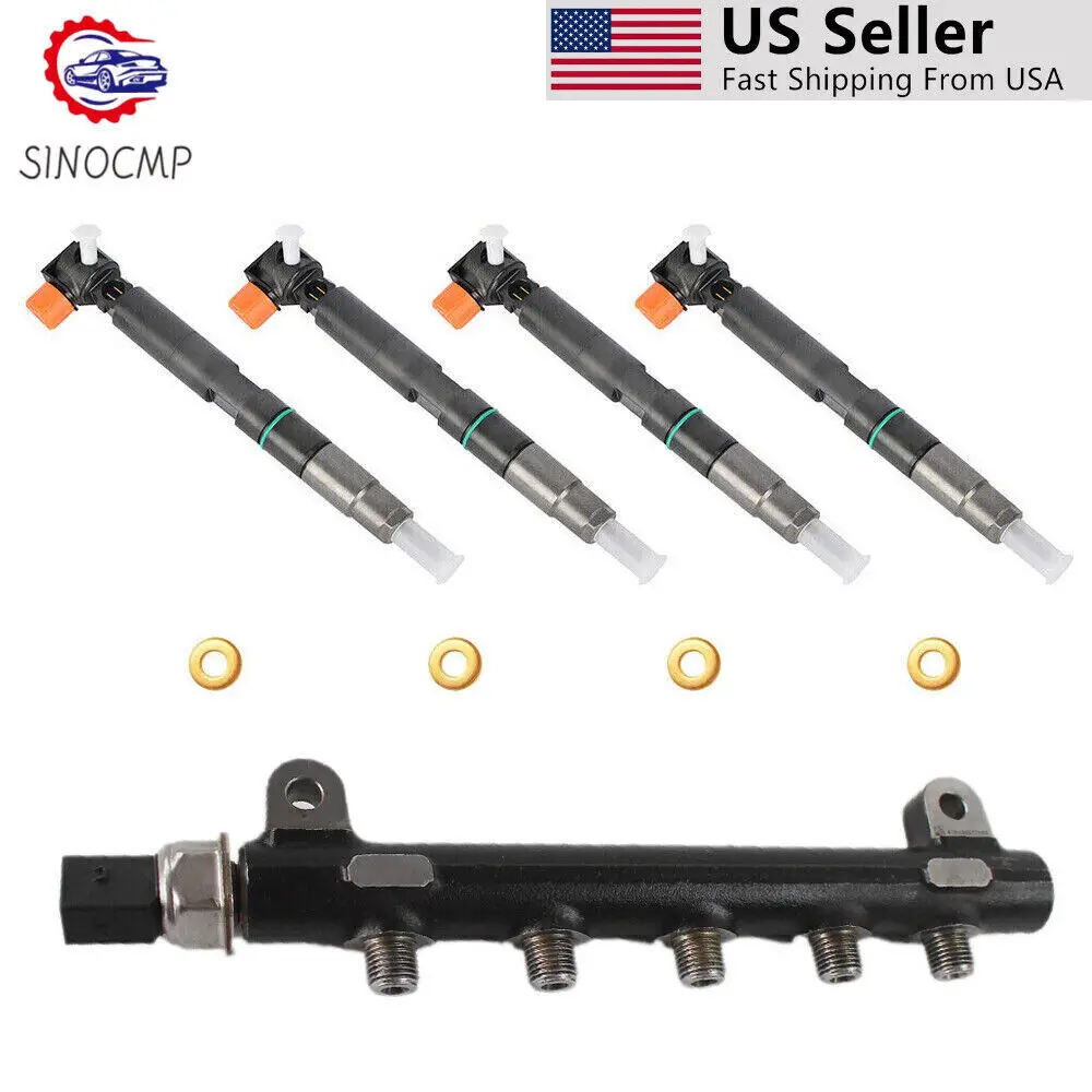 

Топливная система Common Rail и 4 штуки инжекторов 28337917 7275454 для Bobcat D24 Doosan Delphi