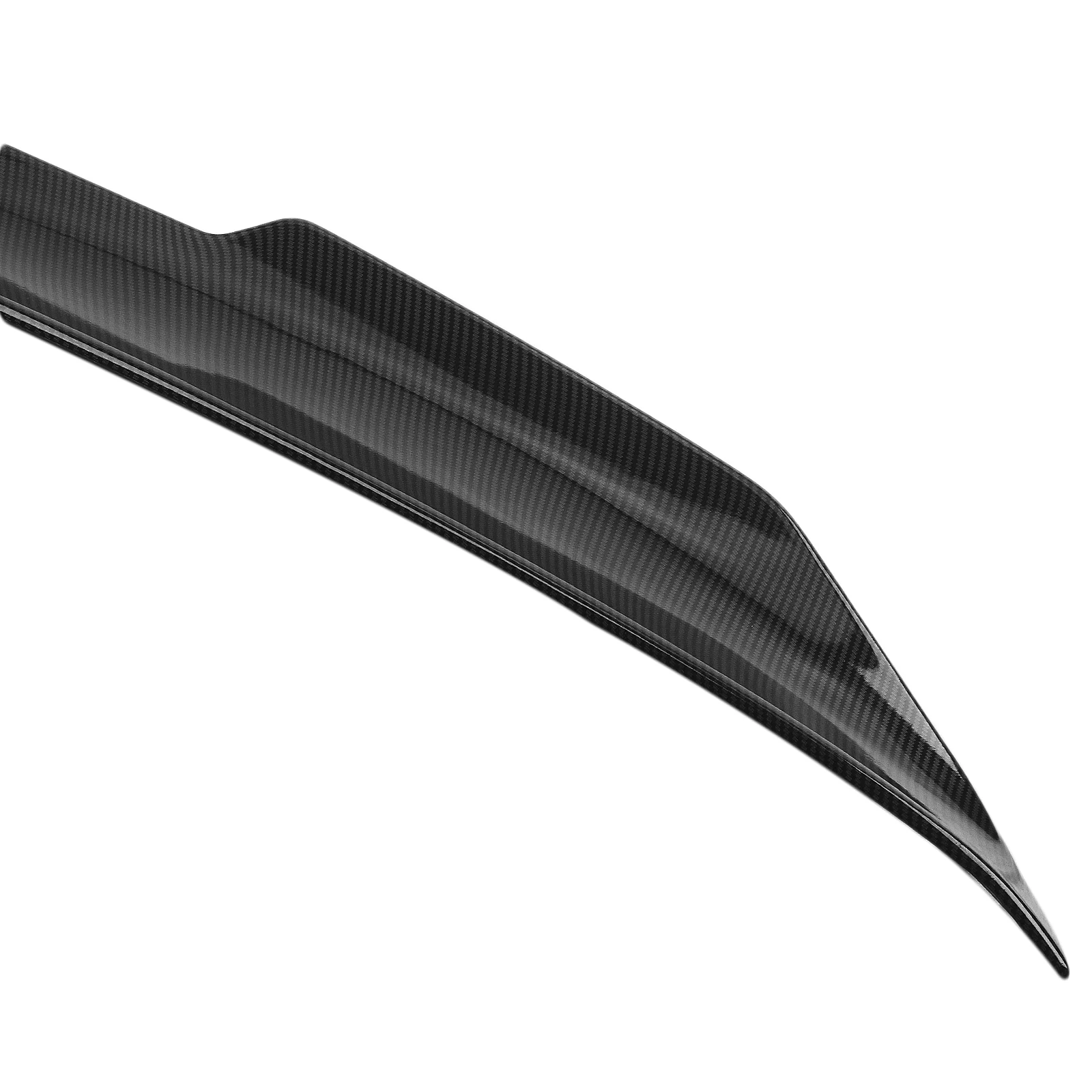 Car Rear Trunk Spoiler Wing Splitter Lip For Infiniti G35/G25/G37/Q40 4 Door Sedan 2007-2015 PSM Carbon Fiber Look/Glossy Black images - 6