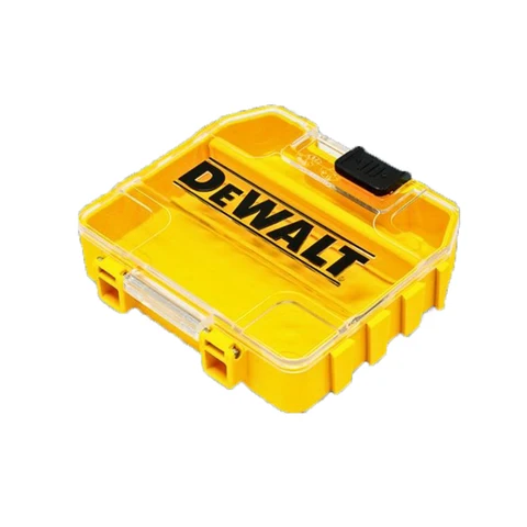 DEWALT оригинальный DT70800 TSTAK небольшой чехол для хранения, штабелируемый жесткий корпус, оригинальный чехол, желтая маленькая коробка, часть электроинструмента 74*67*17 мм