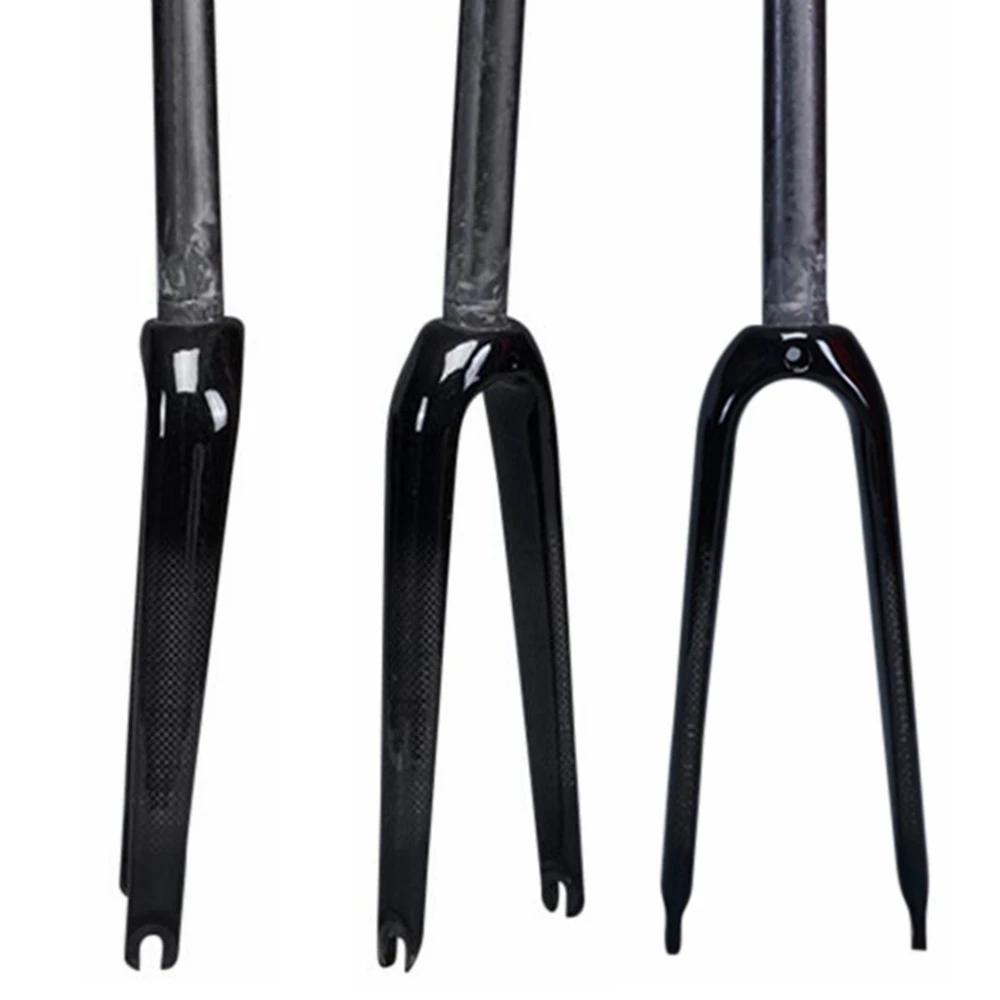 

Glossy Carbon Fiber Cycling Folding BMX Bicycle Front Fork Parts Steerer Tube Diameter 28.6mm Fit for Wheel 14 16 18 20 22 inch