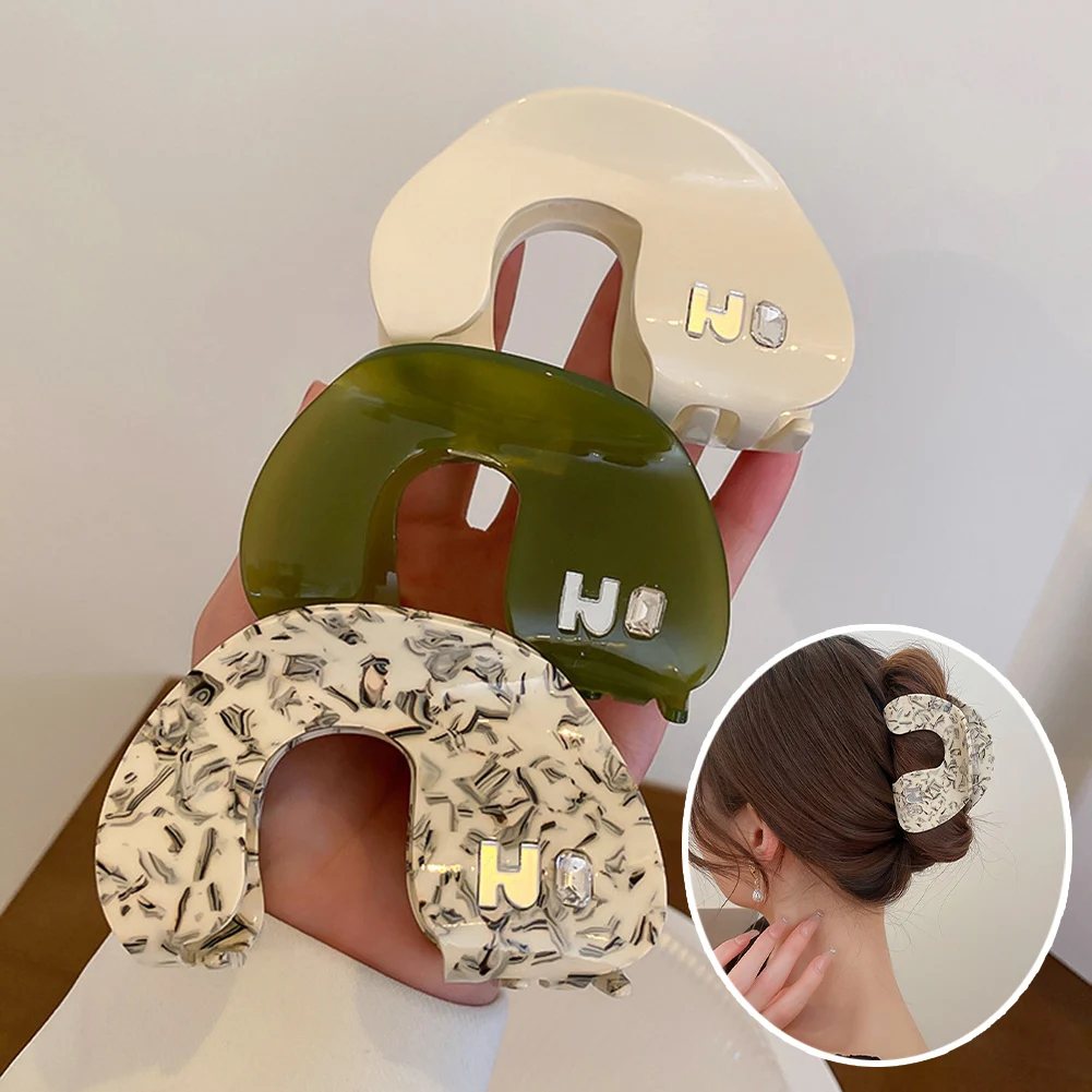 

2022 корейские однотонные большие заколки для волос, модные матовые заколки для волос, женские заколки-пряжки для девочек, аксессуары для вол...