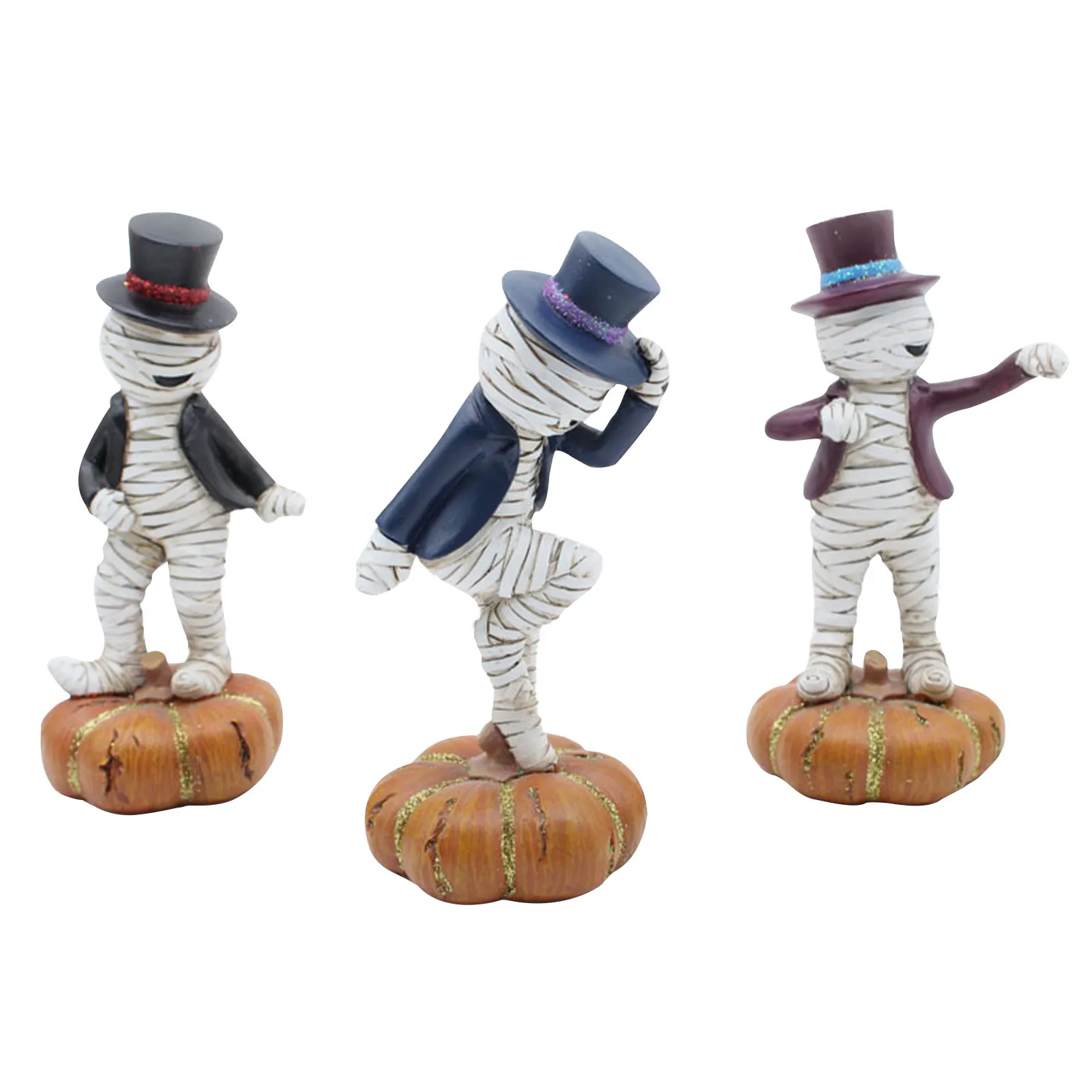 

Регулируемая повязка для мамы, статуэтка для мамы из смолы, Настольная повязка для танцев, новинка, танцующая тыква на Хэллоуин