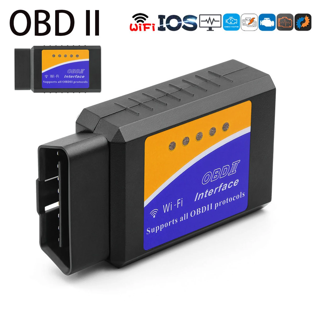 

OBD2 WIFI Scanner Portable Car Diagnostic Tool WIFI Scanner Diagnostic Engine Fault Code Reader Car Engine Scanner Tool Car