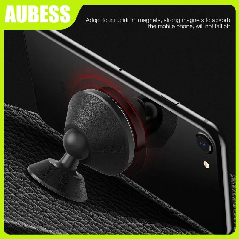 

Aluminum Alloy Phone Holder Universal Magnetic Bracket 360 Degree Rotation Durable Car Mobile Phone Holder Bracket Multipurpose