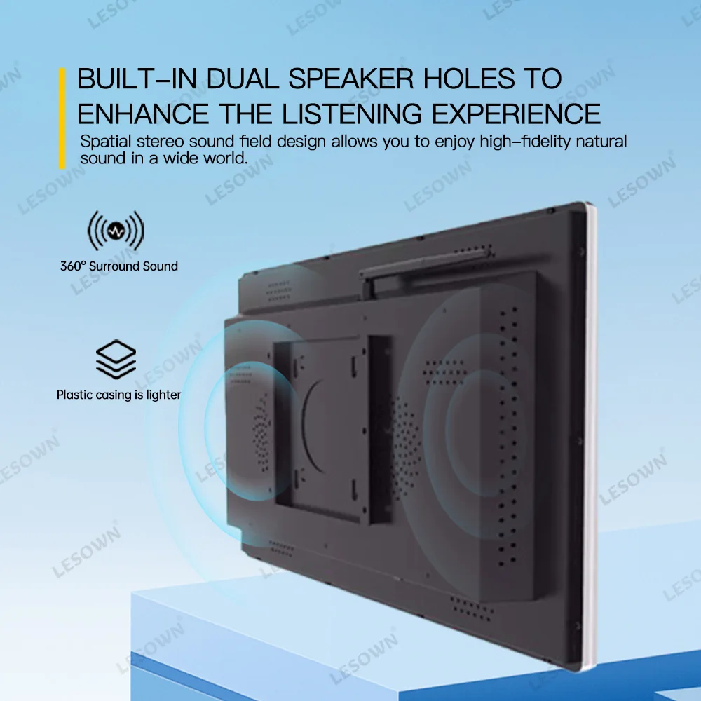 ЖК-монитор LESOWN 23 8 дюйма 1920x108 0 IPS Full HD VGA HDMI USB интерфейс VESA100 AC100-240 В