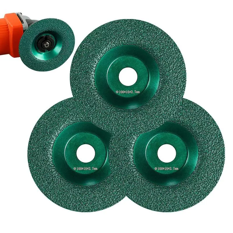 

Angle Grinder Attachments 4 Inch Cutting Disc Concrete Tools Stump Grinder Grinding Disc for Angle Grinder Cement Marble Rock