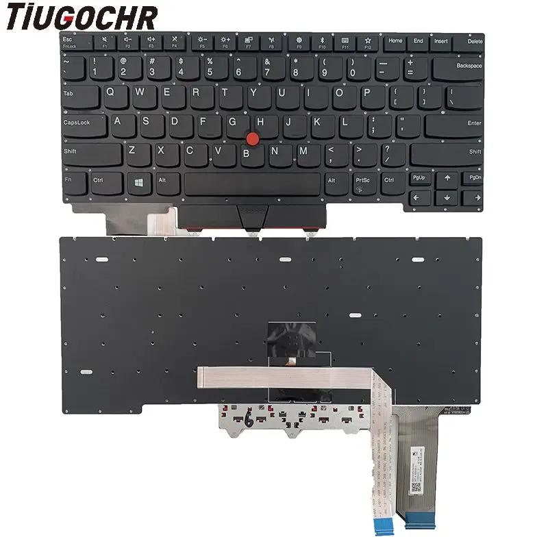 

New US Black Keyboard for Lenovo IBM Thinkpad E14 GEN 1 (Type 20RA, 20RB)