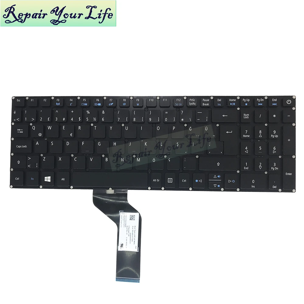 Клавиатура с подсветкой WB, Турецкая, испанская, Бразильская клавиатура для Acer Aspire V15, V5, 591G, 54PC, Nitro, VN7, 572, 592 VN7-572G, 572TG, VN7, 592G, новинка