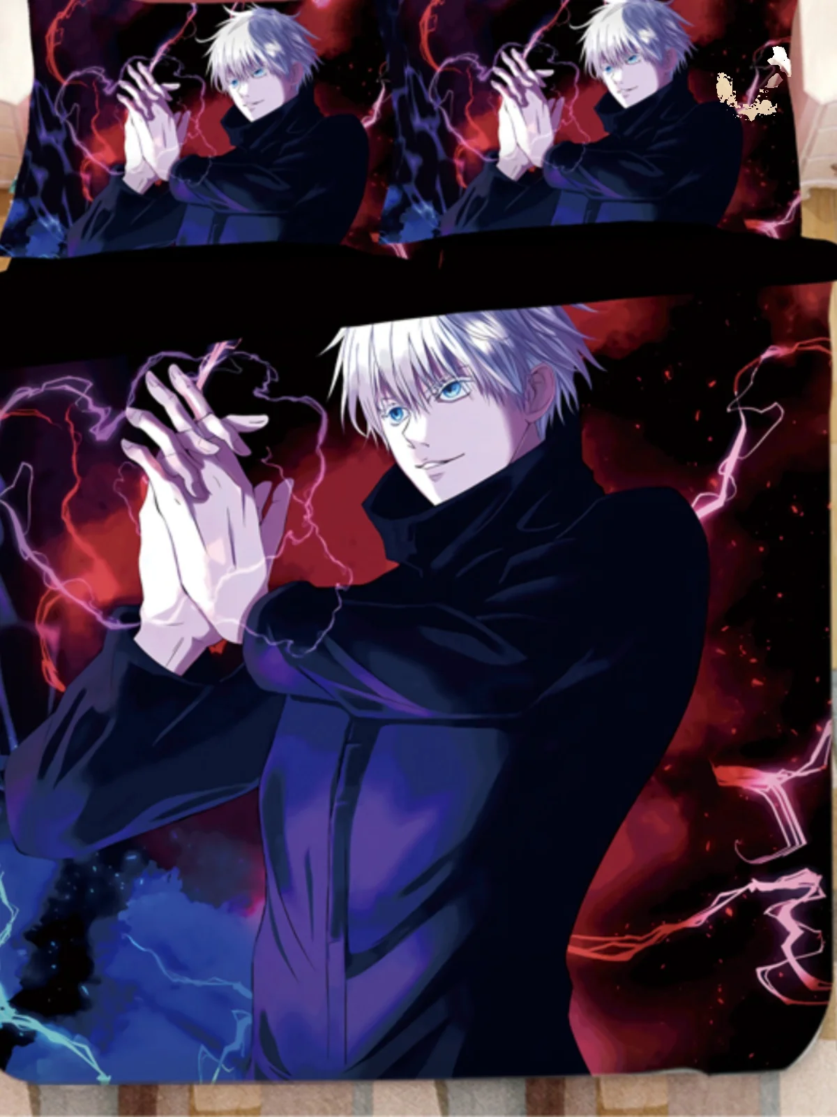 Anime Mantra Back to War Two-Dimensional Quilt Cover Single Piece Student Dormitory Upper and Lower Bunk B...