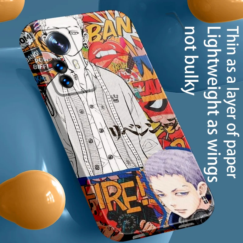 

Tokyo Revengers For Xiaomi Mi 13 12 12S 12T 11 11i 10T 10 9 Ultra Pro Lite 5G Feilin Film Phone Case Hard Cover