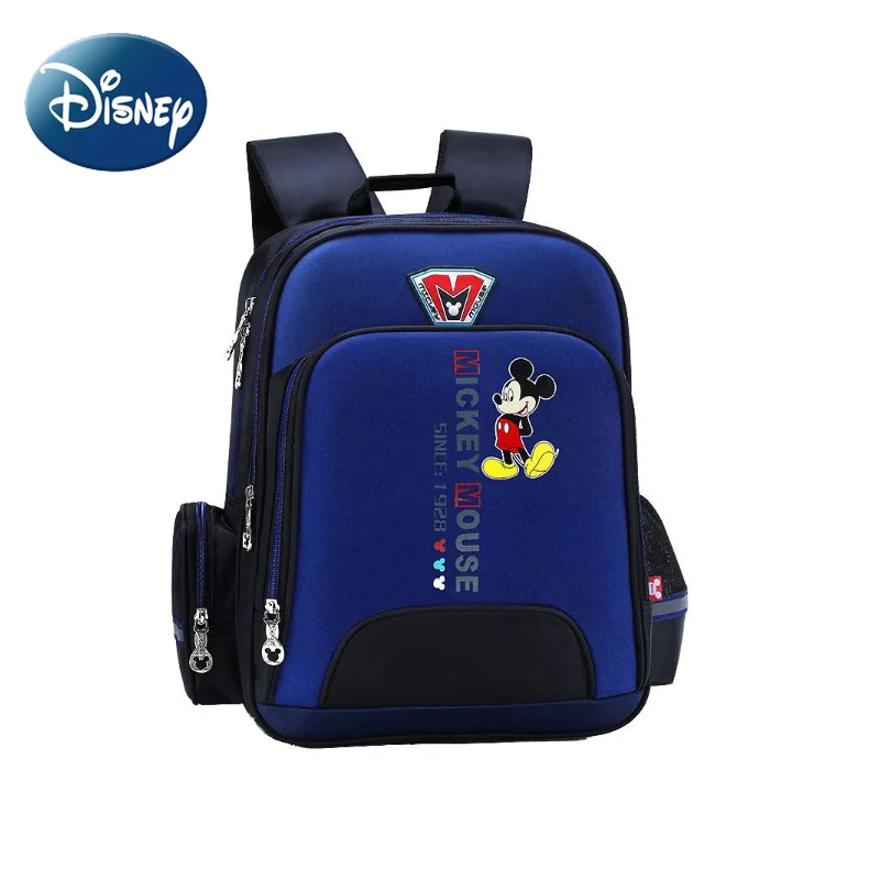 

Disney Backpack for Elementary School Boys Children's Cartoon Mickey Minnie Mouse Schoolbag Large Capacity Waterproof Class Bag