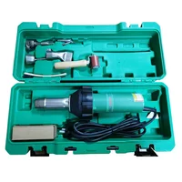 1600W Plastic Welder Hot Air Weld Gun with Roofing Seam Rollers/Seam Tester Probe and Weld Nozzle Plastic Carrying Case