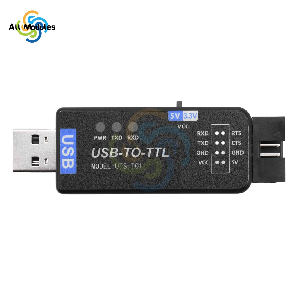 Конвертер USB в TTL UART Бесплатный драйвер Тип C модуль многоканальный