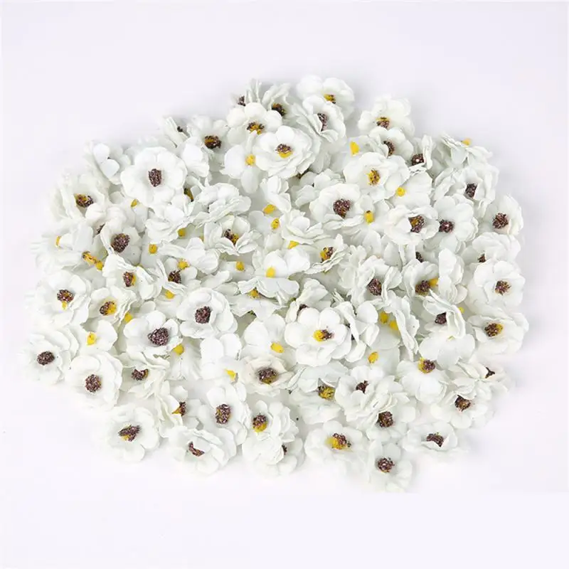 

Mini Artificial Rose Flowers Heads Silk Fake Flowers for Home Dceor Wedding Decoration Craft Wreath Gifts Accessories