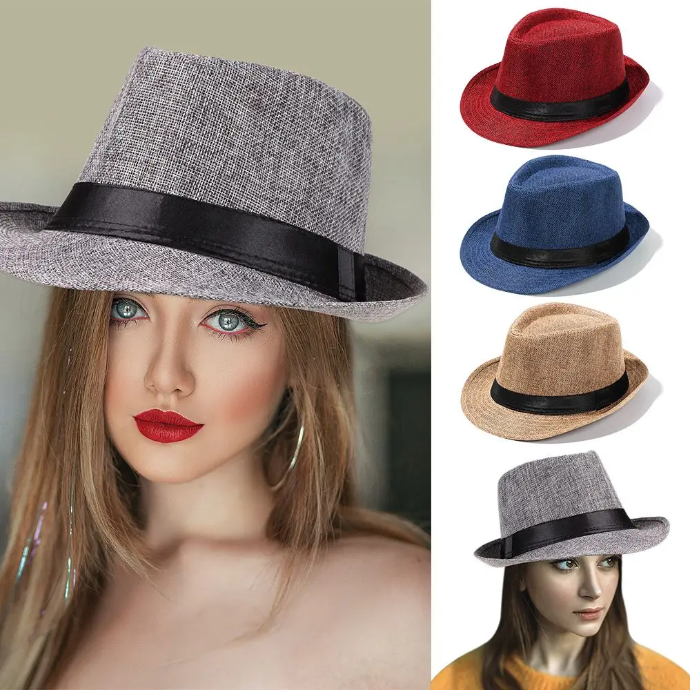 

Модная фетровая шляпа в гангстерском стиле на весну, лето и осень, джазовая шляпа, фетровая шляпа, шляпы, пляжная шляпа от солнца