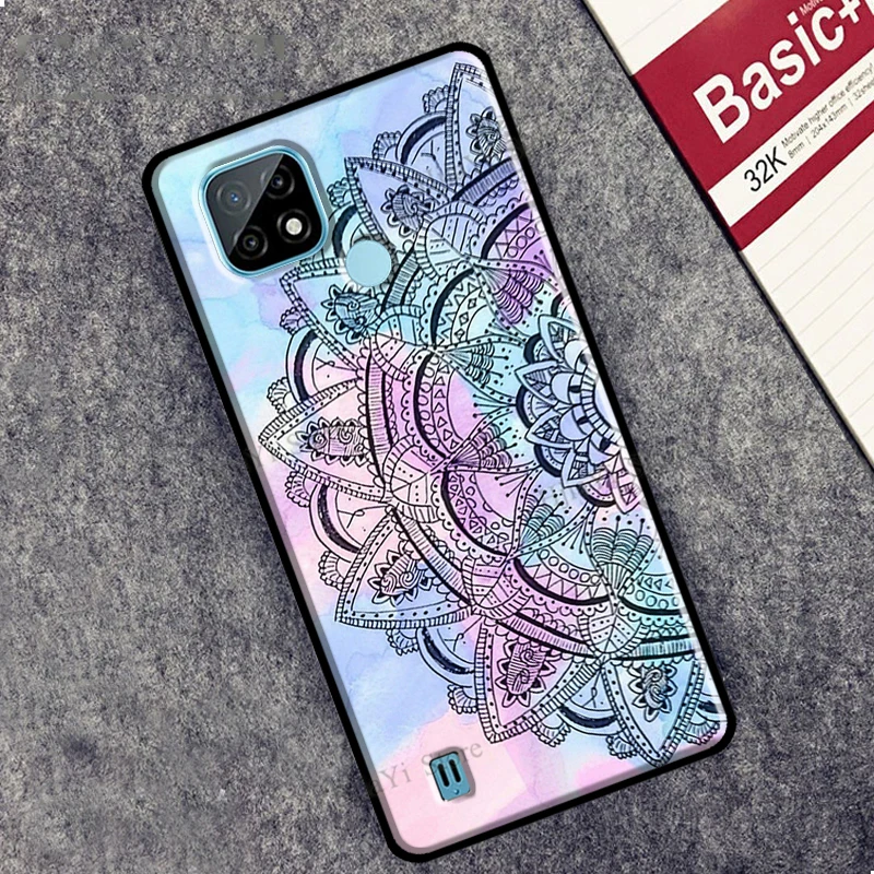 Чехол с индийским узором Мандала для OPPO Realme 7 8 Pro Q3 C3 C11 C15 C21 GT OnePlus 9R 8T Nord 2 9