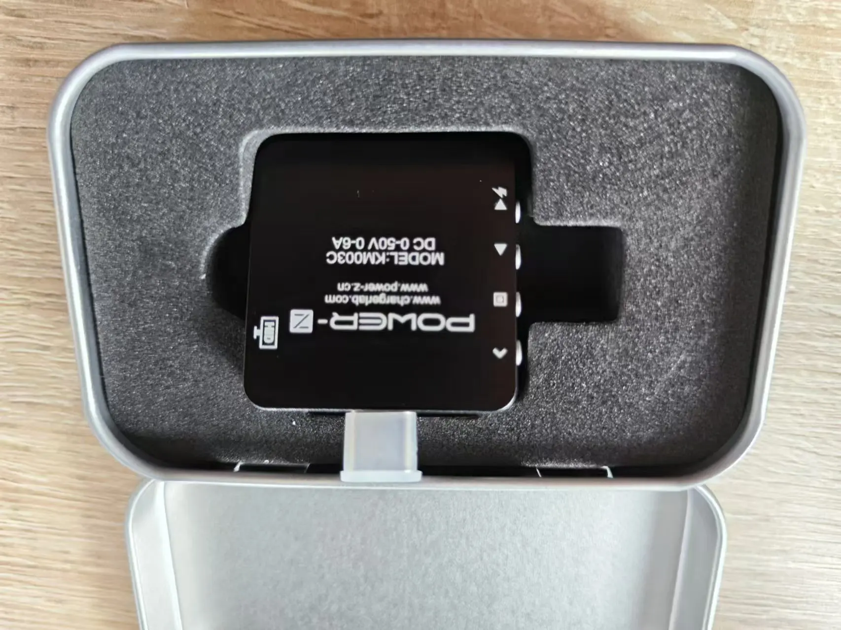 Фото POWER-Z USB PD3.1 протокол 48 В диапазон двойной тестер Type-C KM003C для измерения тока и напряжения №2