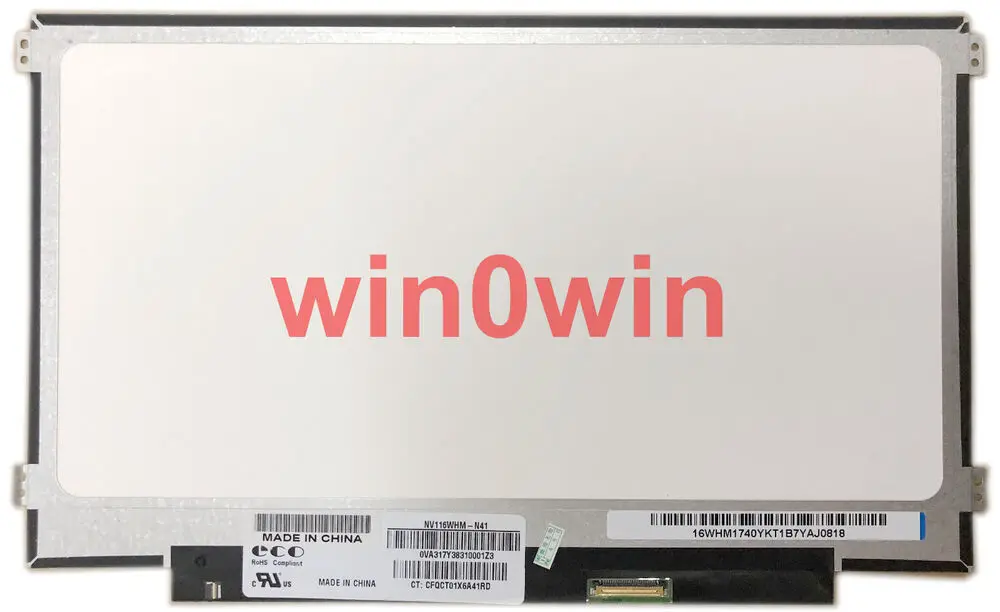 

For NV116WHM-N41 fit B116XAN04.0 fit LTN116AL02 LTN116AL01 N116BCA-EA1 IPS 1366X768