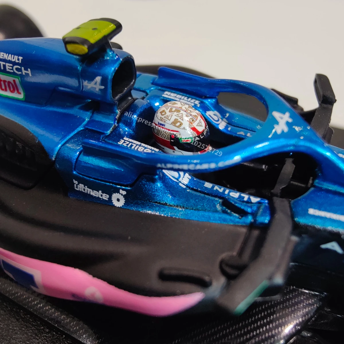 BBURAGO F1 2023 Alpine A523 Литая под давлением модель автомобиля в масштабе 1:43 копия