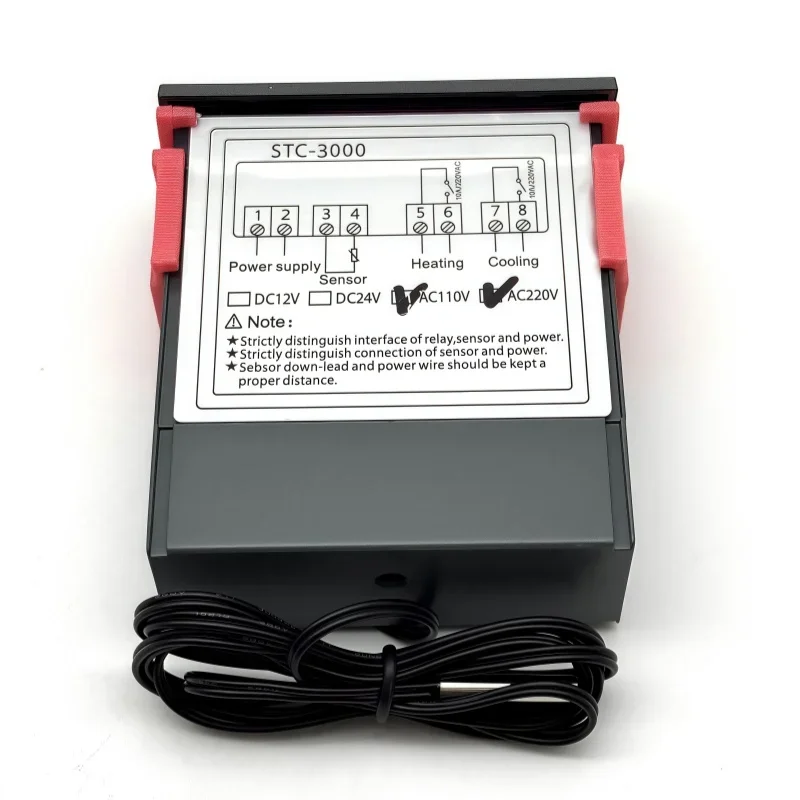 STC-3000 цифровой регулятор температуры термостат терморегулятор датчик реле