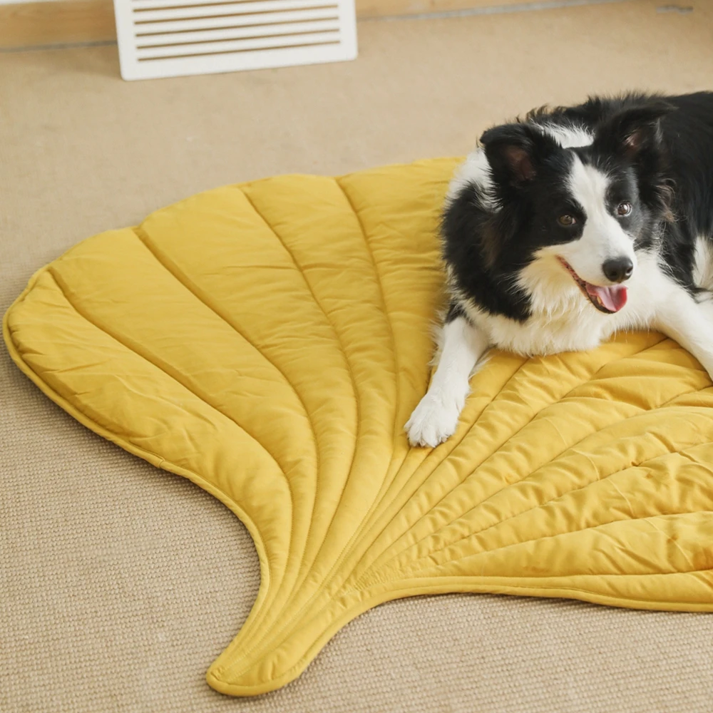 

Cotton Soft Baby Sleeping Mats Crawling Cushion Floor Carpet Pets Dog Cats Mats Cushions Blankets Leaf Shape Pet Blanket