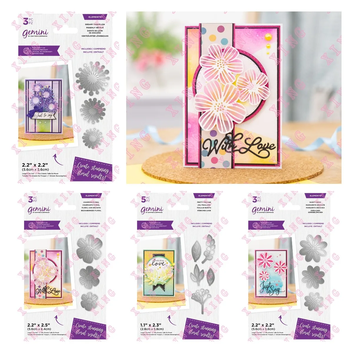 

2022 Pretty Foliage Dreamy Dandelion Dainty Daisy Charming Floral Metal Cutting Dies Diy Scrapbook Decoration Embossing Template