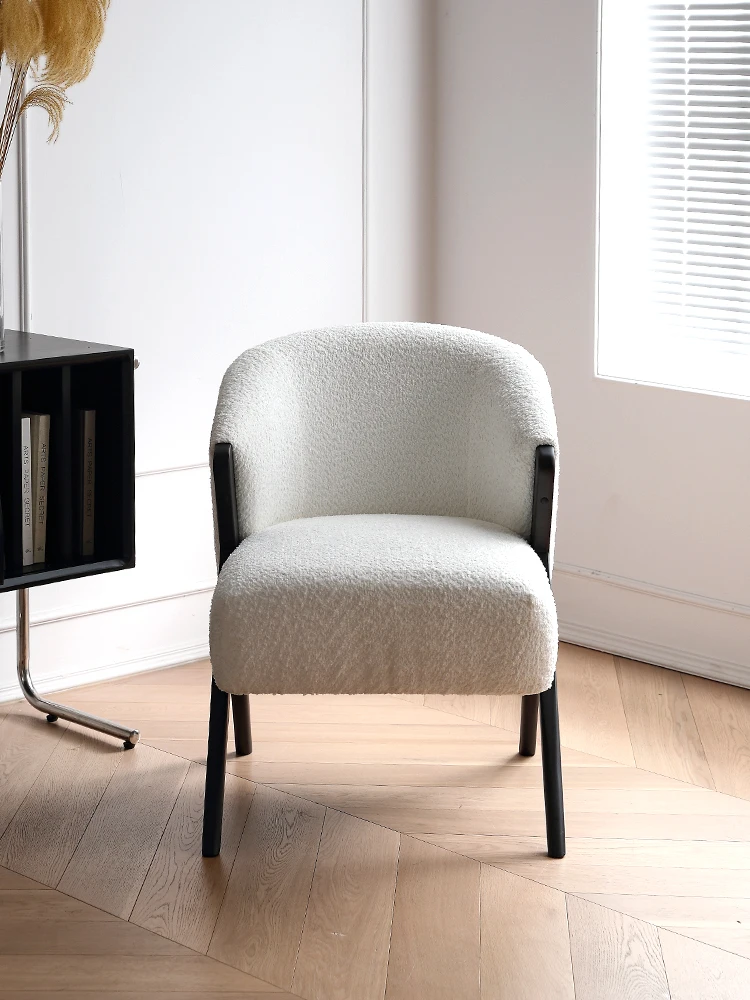 

TT Single Sofa Small Apartment Living Room Balcony Leisure Chair Designer Single Seat Chair