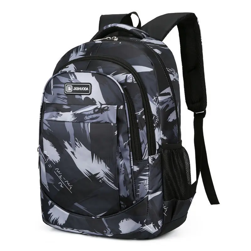 Large Capacity Backpack for Men and Women Outdoor Travel Leisure Oxford Camouflage Student School Schoolbag Laptop Bag Travel