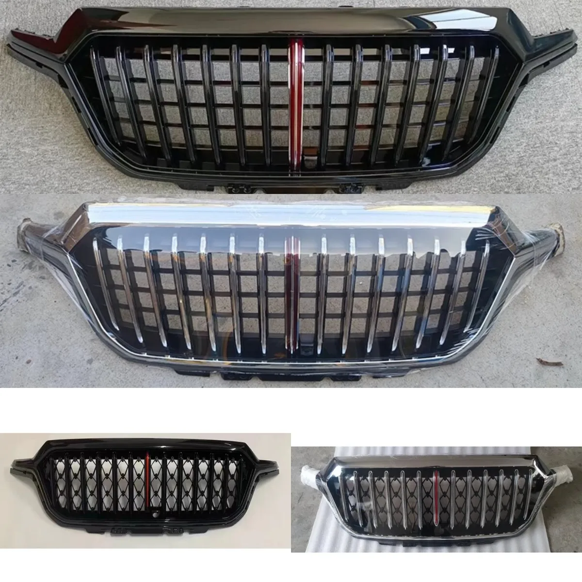 Хромированная автомобильная решетка радиатора черная сетка переднего бампера в