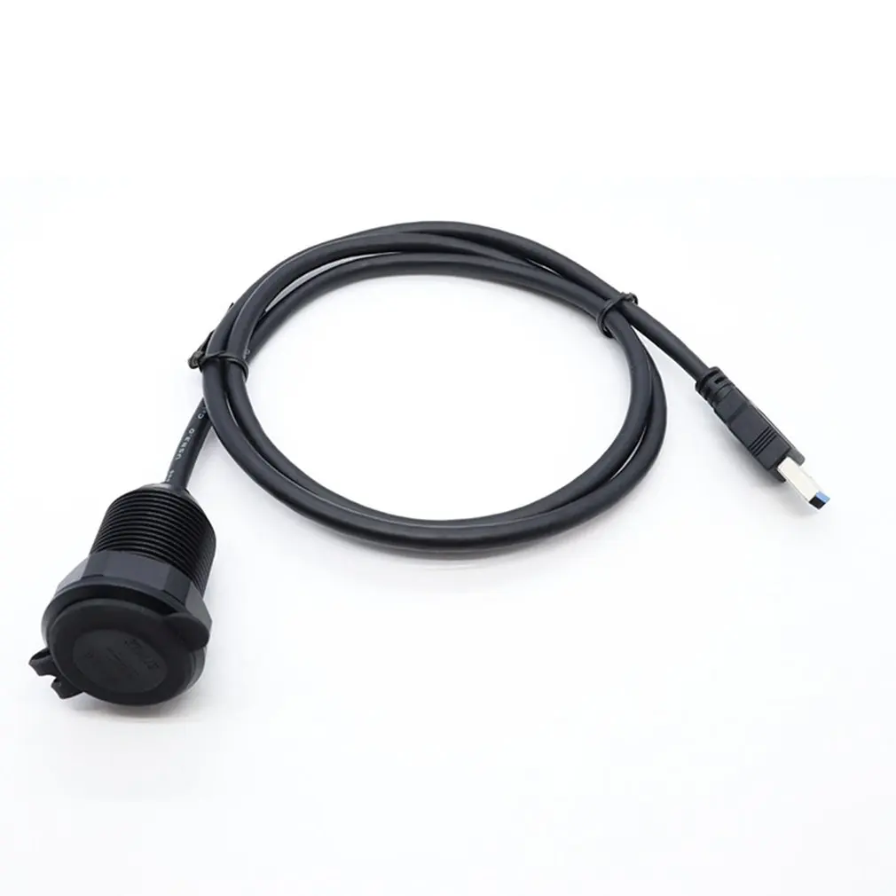 

Автомобильный Кабель для передачи данных USB3.0AMtoAF, водонепроницаемый Удлинительный кабель из ПВХ, прочный Кабель-адаптер