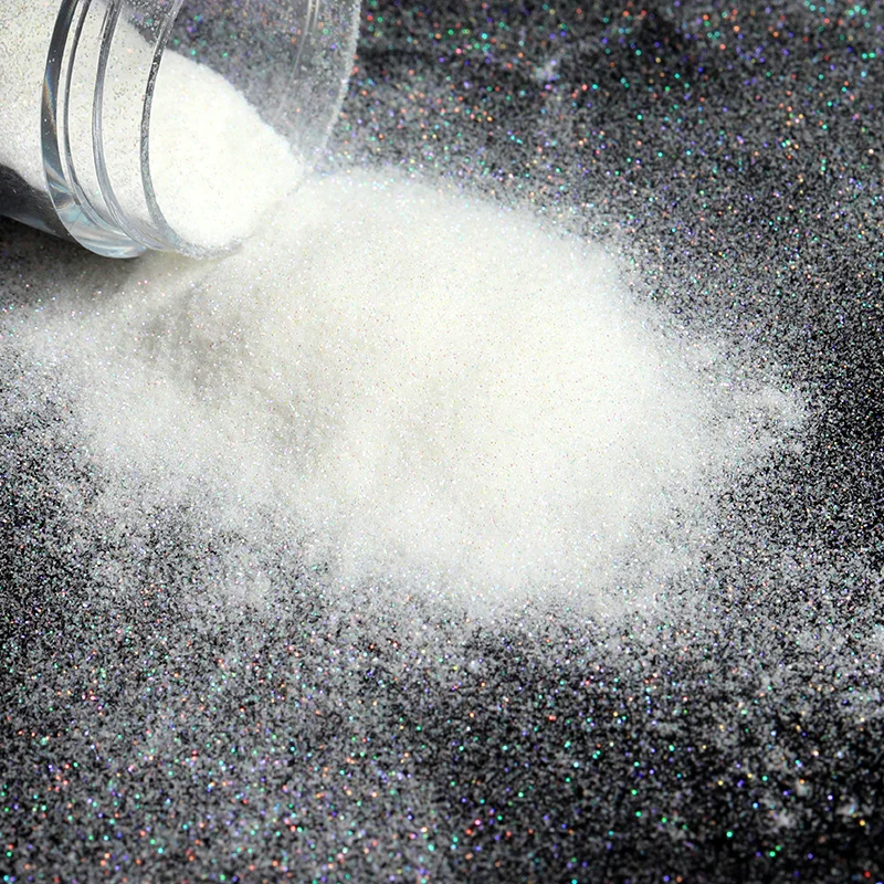 Белая Радужная блестящая пудра для смолы 10 мл силиконовая форма Хрустальная