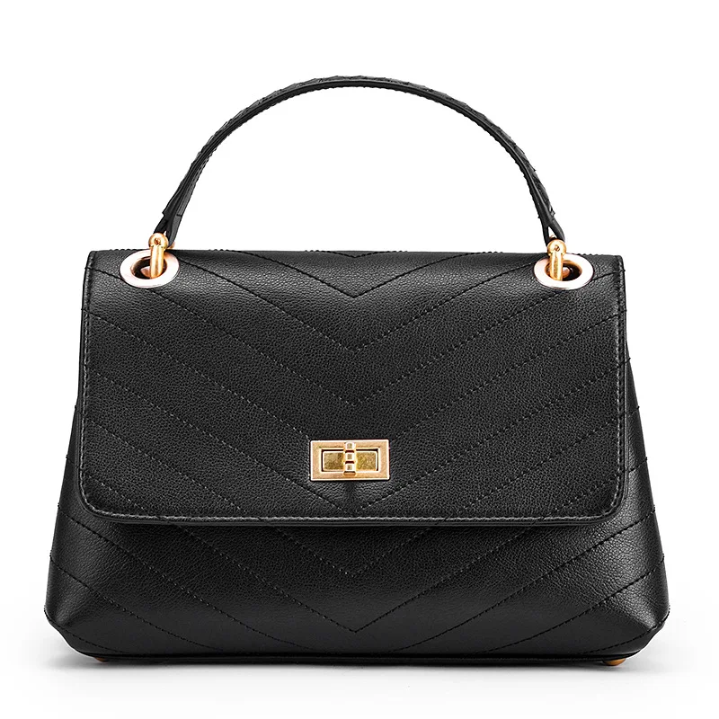 

2020 New European And American Fashion First Layer Cowhide Ladies Hand Bag