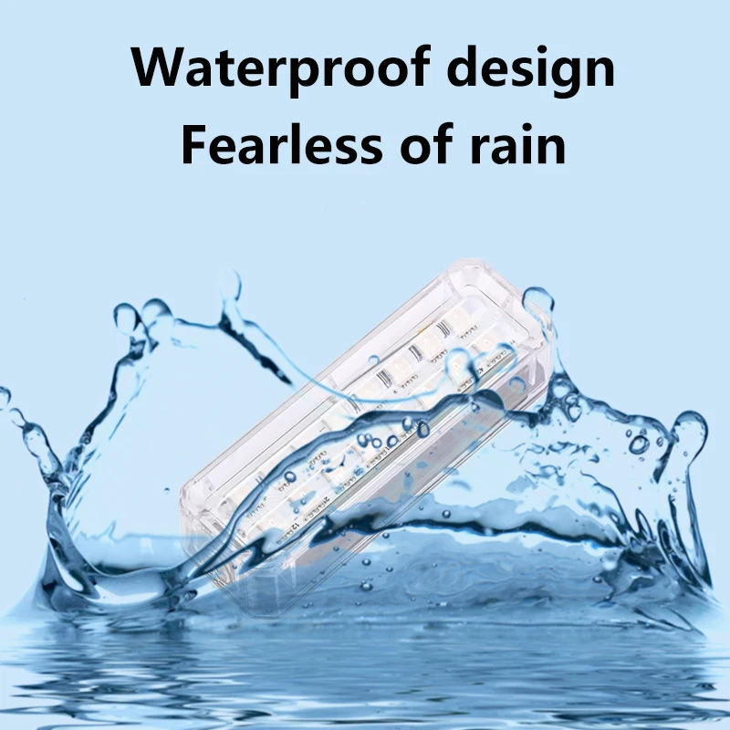 1 шт. автомобильный солнечный светодиодный сигнальный светильник ночная езда для