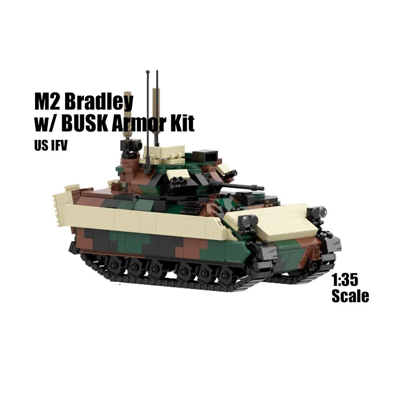 Новинка 2024 строительные блоки MOC времен Второй мировой войны военное оружие м2