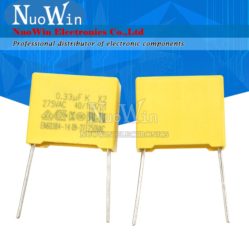 Конденсатор полипропиленовой пленки серии X2 275VAC 10 мм/15 мм/22,5 мм ...