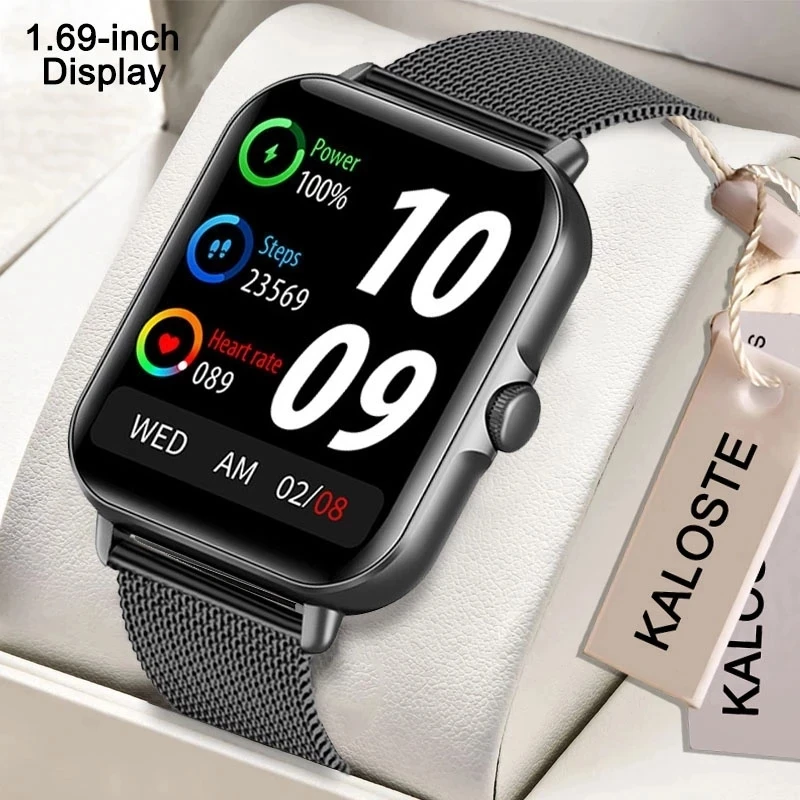 

Смарт-часы GTS 3 для мужчин и женщин, умные часы с сенсорным экраном 2022 дюйма и монитором уровня кислорода в крови для Xiaomi, Huawei, Apple, новинка 1,69