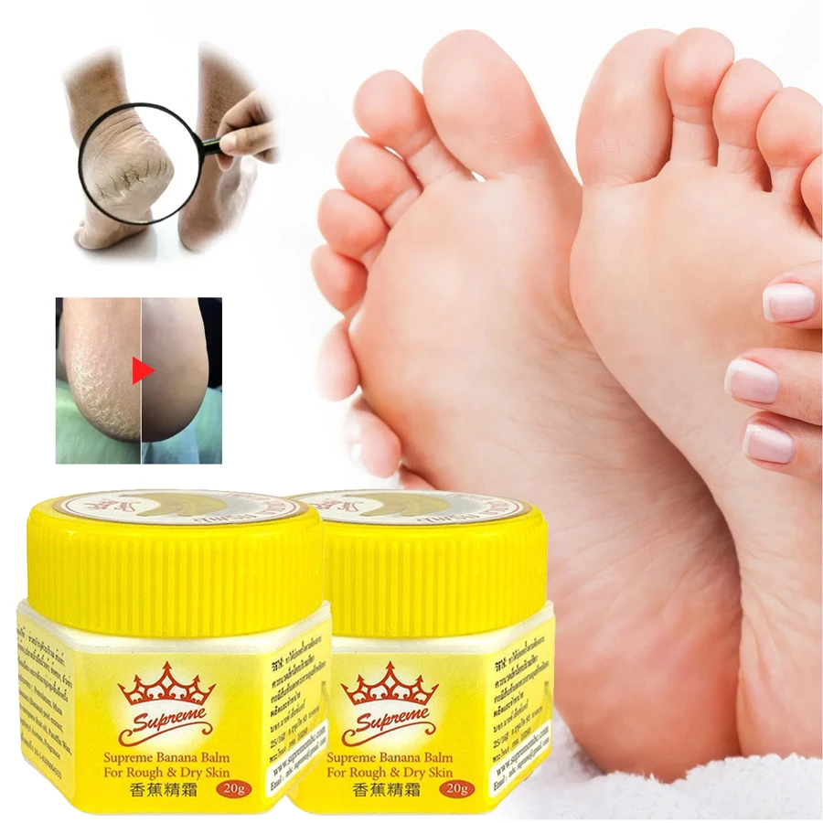 10 шт. тайское банановое масло увлажняющий крем против растрескивания для ног рук