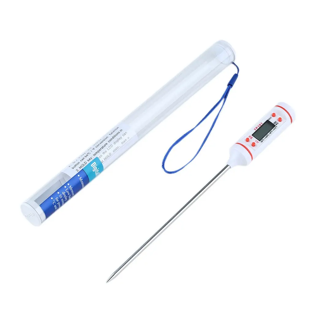 

Household Digital Cooking Food Probe Meat Kitchen Cooking BBQ Selectable Sensor Thermometer Food Measuring Equippment