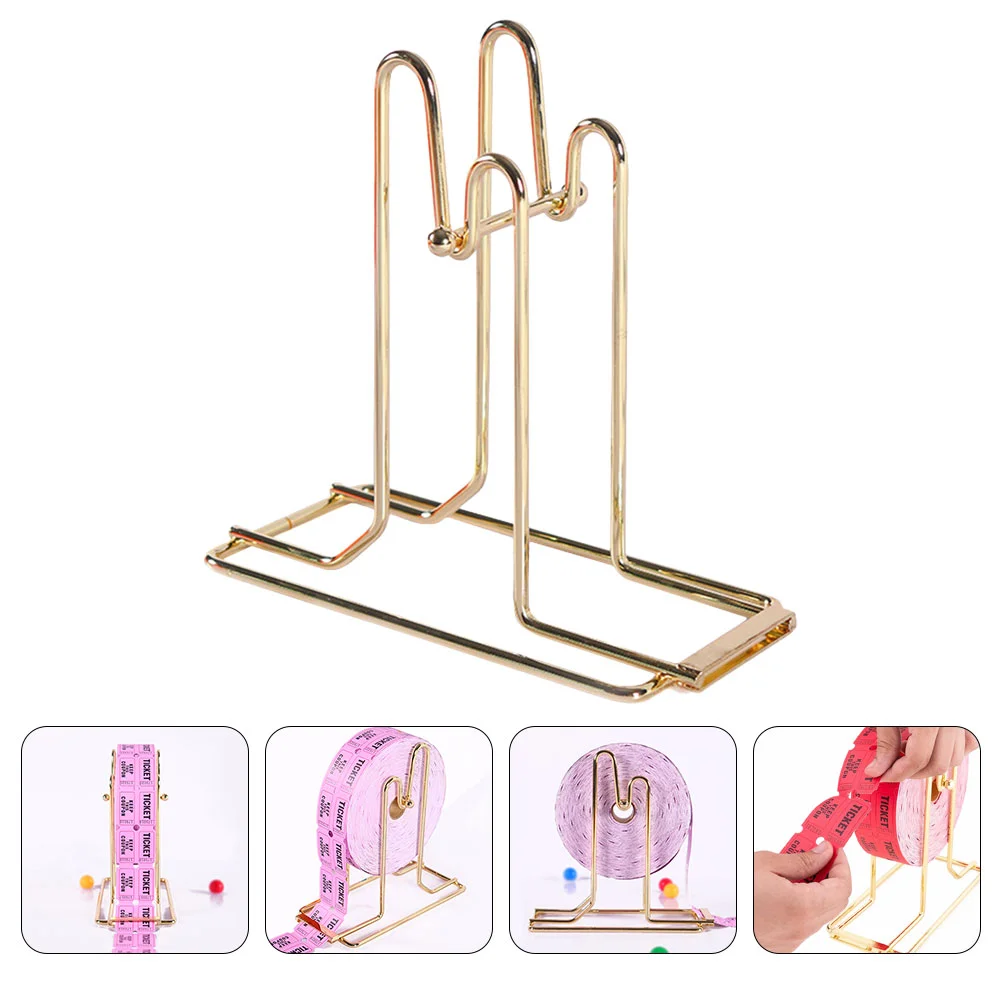 Держатель для билета из рафии тонкий диспенсер фильма лотереи железа металла