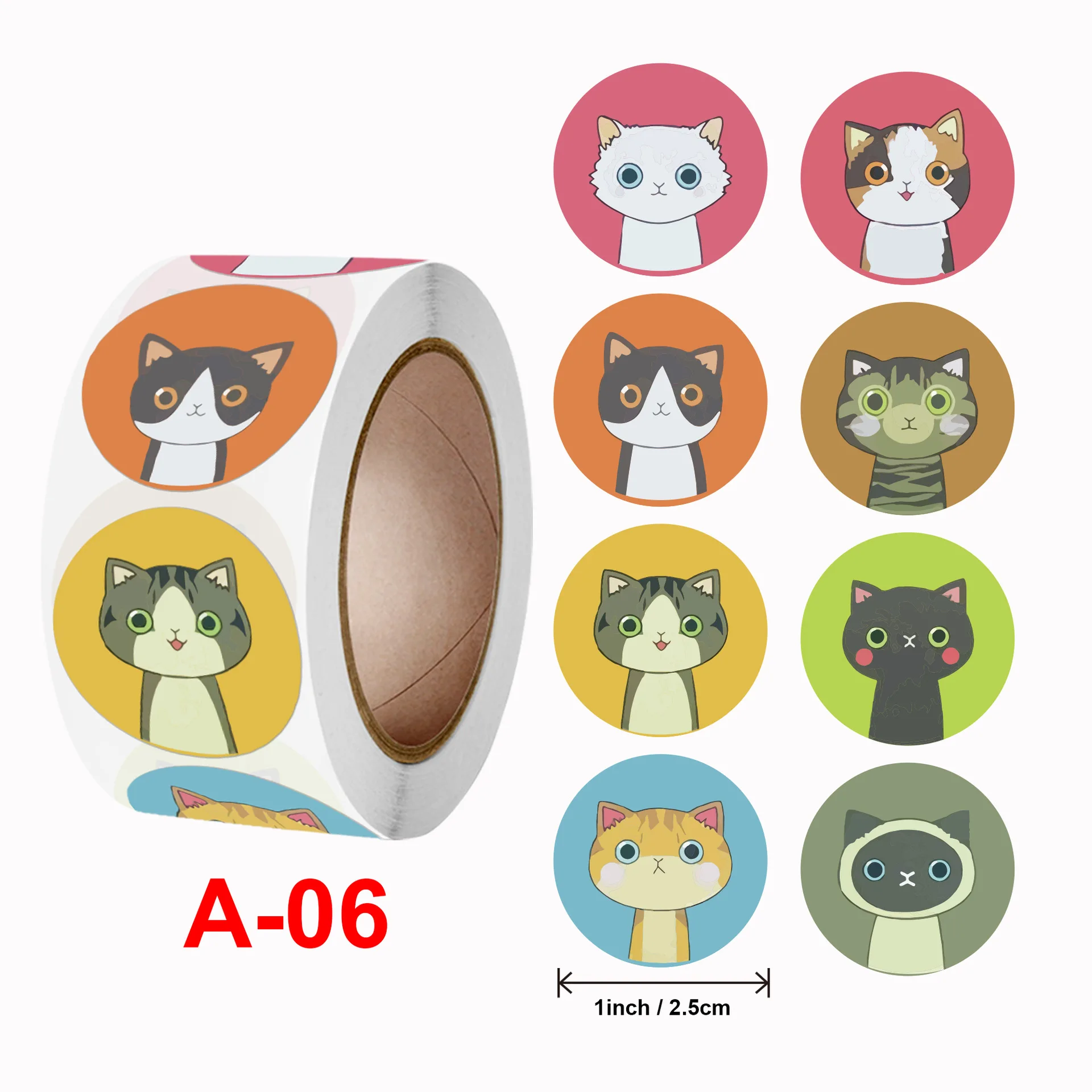 Наклейки для лица со смайликом 500 шт |