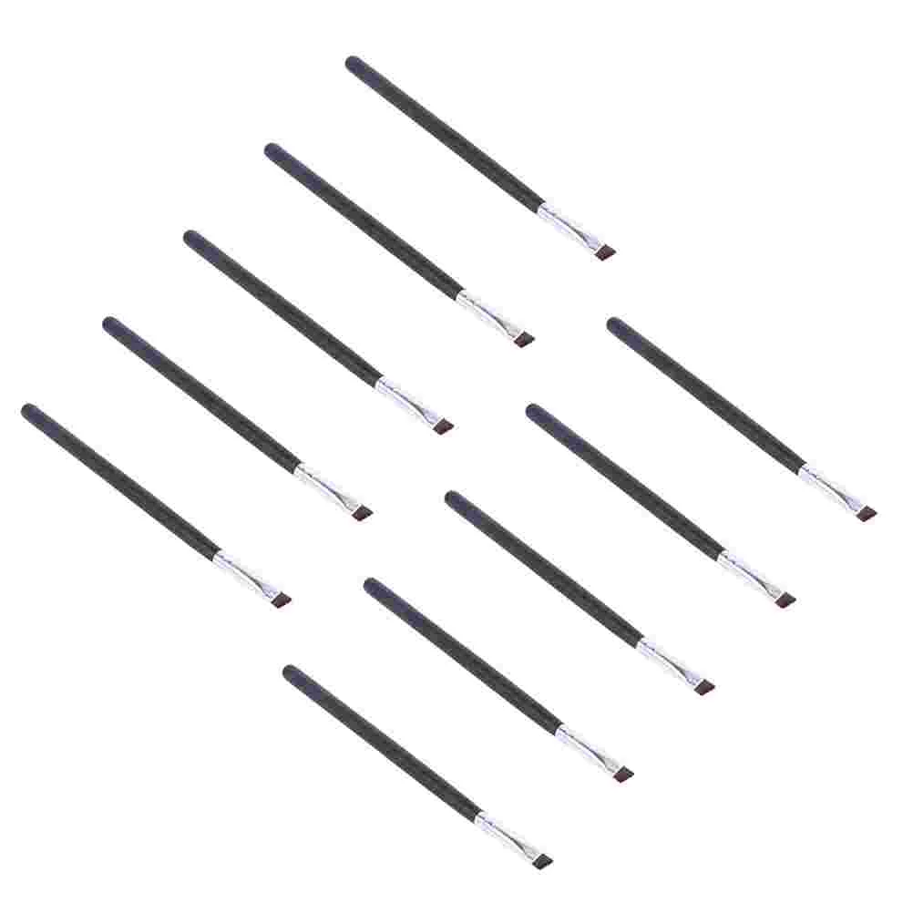 

10pcs Brushes Useful Good Fine Eye Liner Brush Brush Simple Makeup Tool