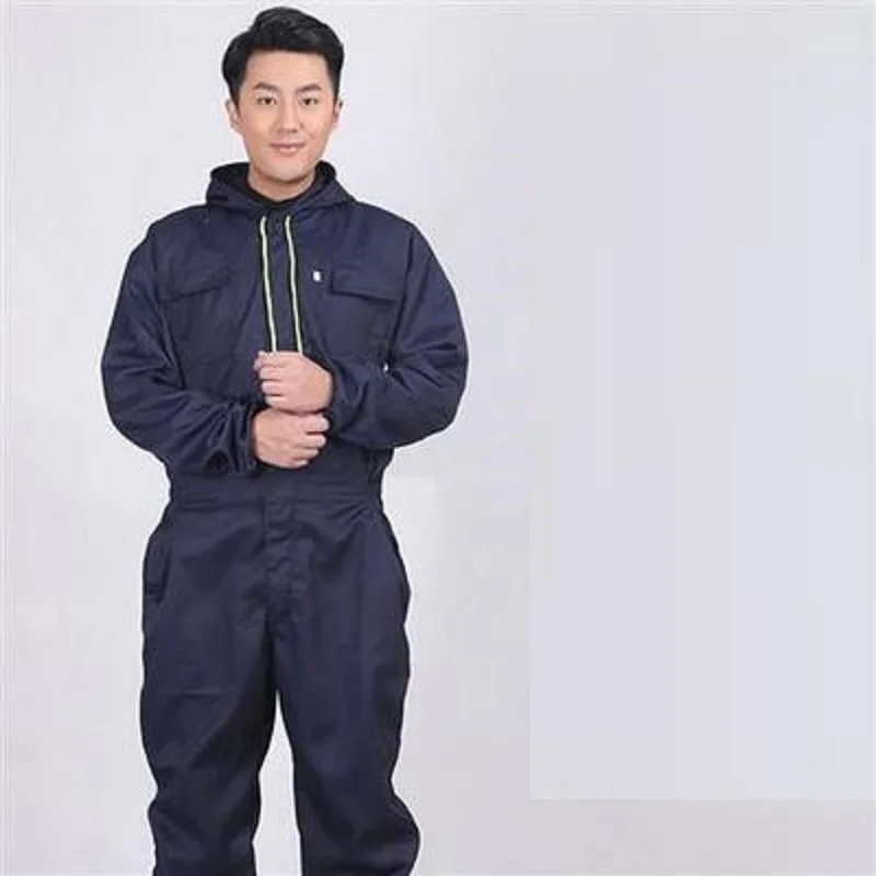 

Bib Overalls men's work clothing dust-proof wear resistant clothing jumpsuit factory Workshop Uniforms Labor clothing coveralls