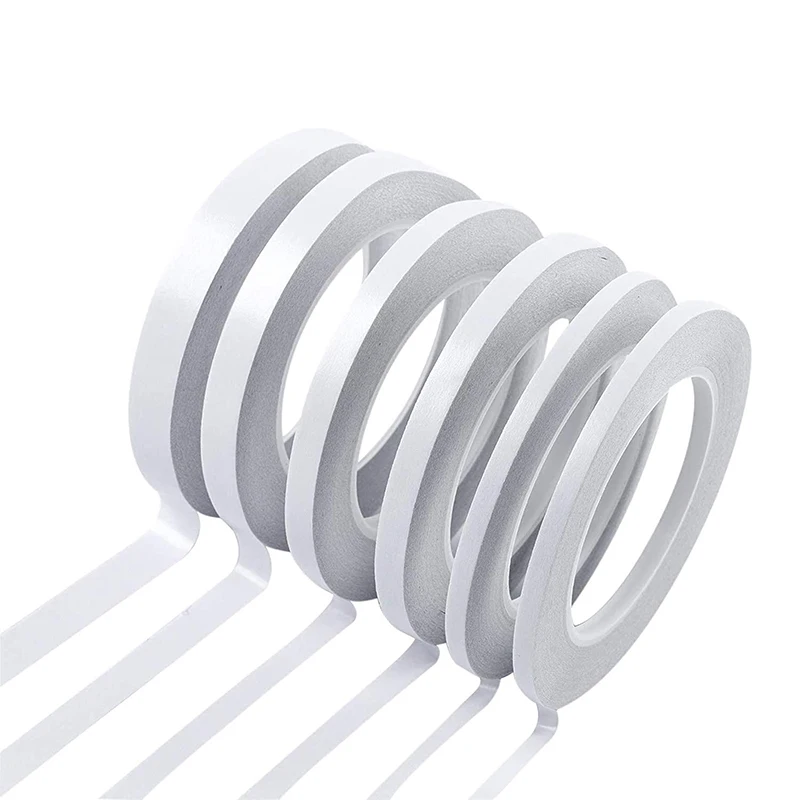 

12m Double Sided AdhesiveTape cinta doble cara adhesiva White Super Strong Self-adhesive Tape DIY Crafts Make Gift Wrap8/10/12mm