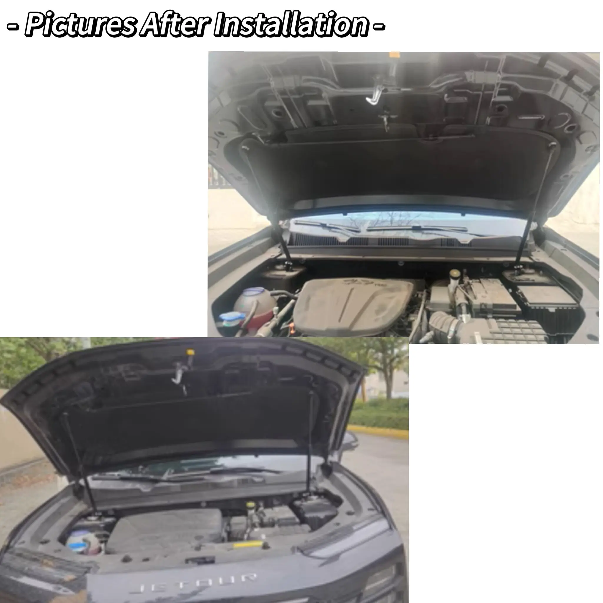 Для Jetour Shanhai L6 2022 2023 2024 2025 передняя крышка капота газовые стойки подъемник