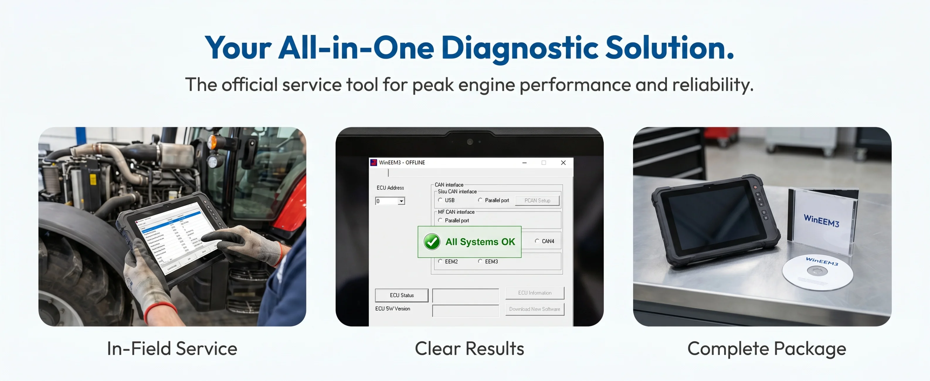 Фото TruckEPC3 AGCO SISU Power WinEEM3 Service Tool 1.2.1.1 (WinTest) CD №1
